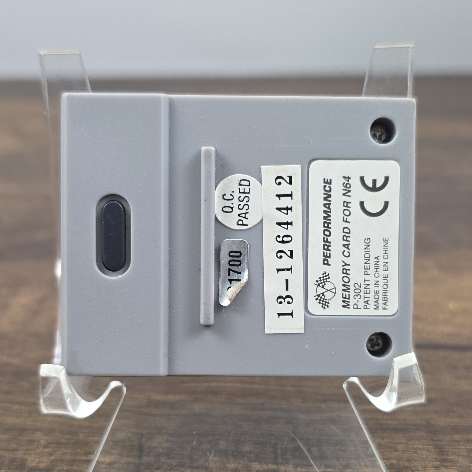 Performance TremorPak Plus Rumble + 1MB Memory Card for Nintendo 64 Gray