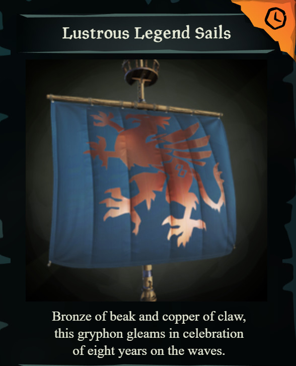 Sea of Thieves – Lustrous Legend Sails + 150 Coins – XBOX/PC Code – Global