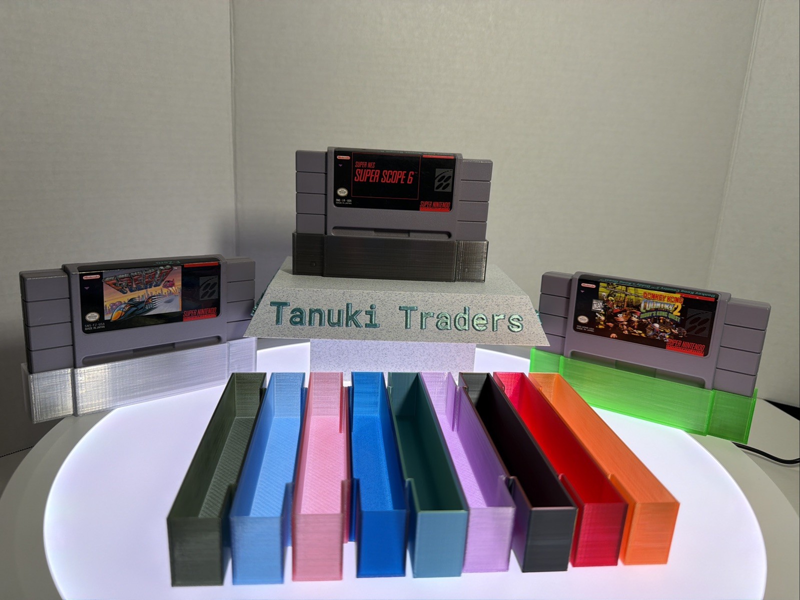 NEW 6 Pack SNES Dust Covers for OEM Super Nintendo Cartridge Guard Protector LOT