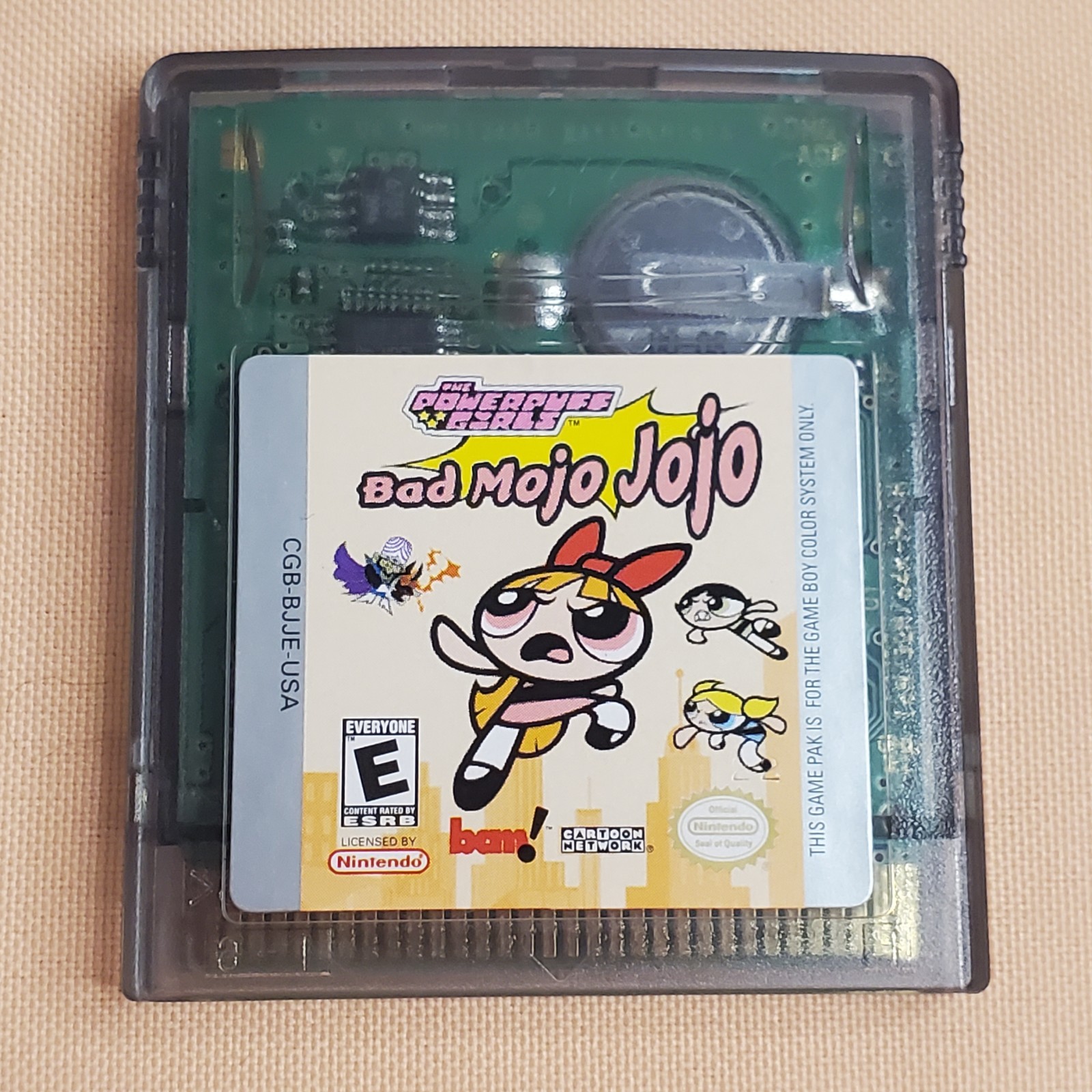GBC Game: The Powerpuff Girls Bad Mojo Jojo