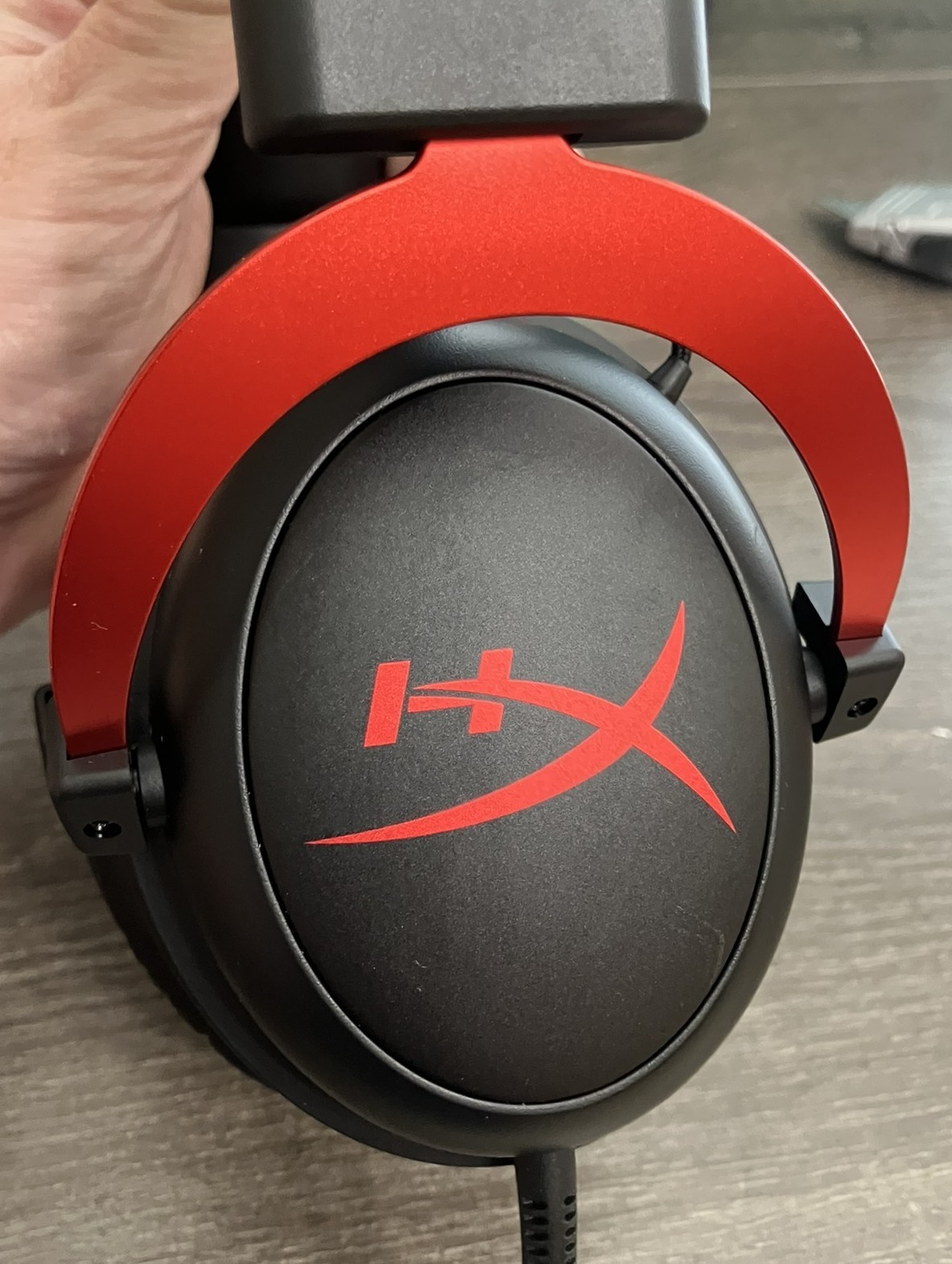 HyperX Cloud II Wired Gaming Headset Black/Red w/ Memory Foam & Leatherette READ
