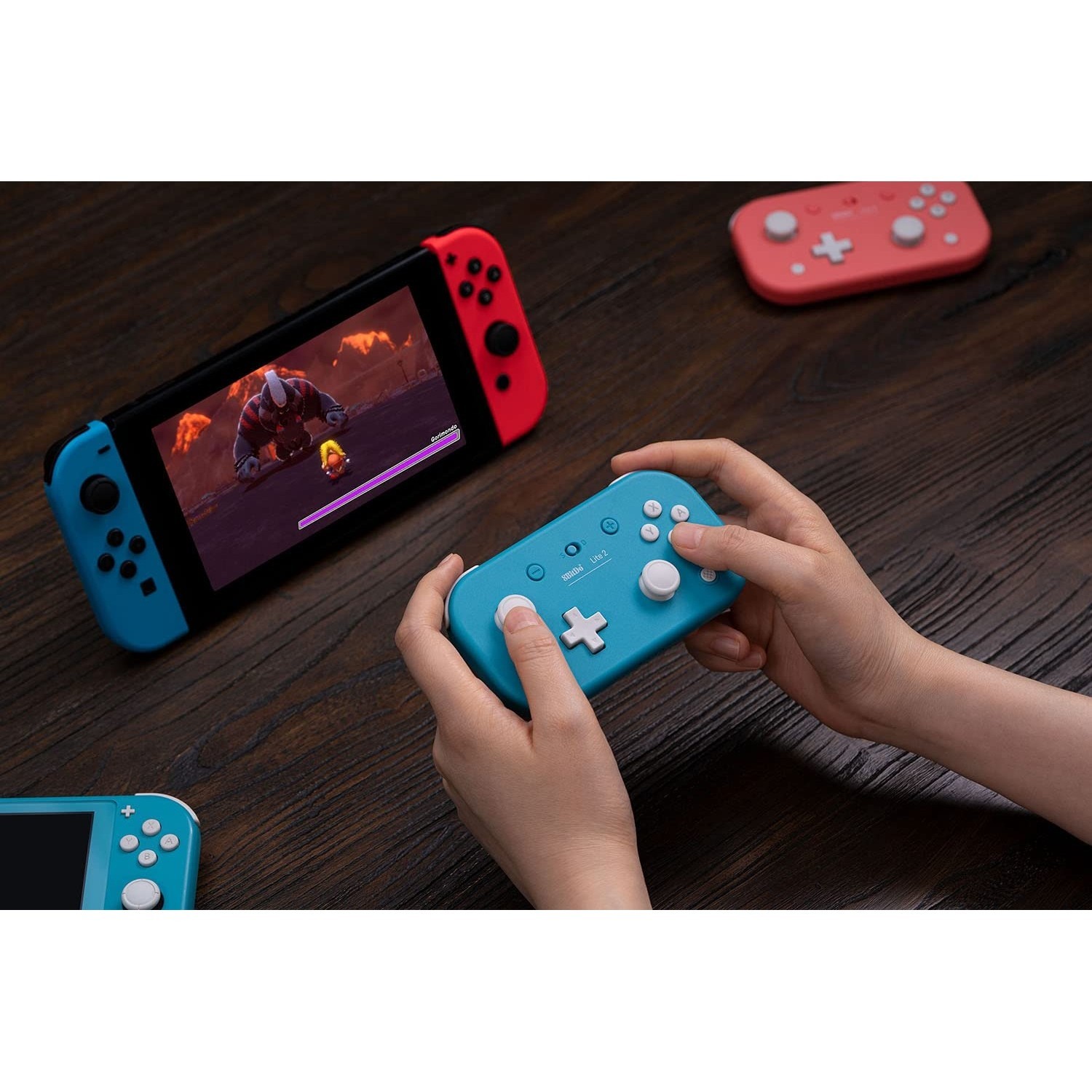 8BitDo Lite 2 Bluetooth Gamepad Pink for Switch/Switch Lite/Android/Raspberry Pi