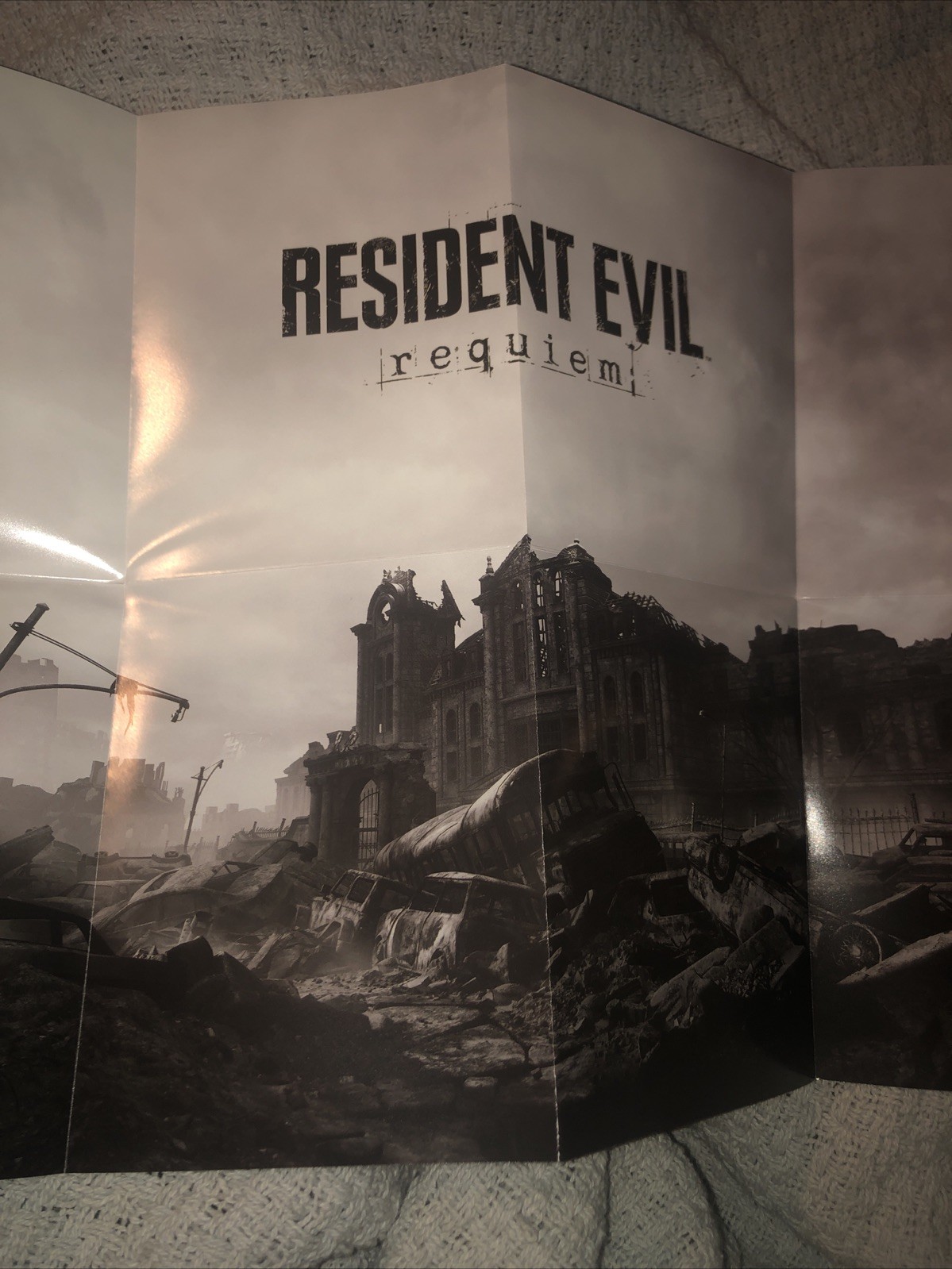 Capcom Resident Evil Requiem Promo Poster Limited Edition Exclusive Ps5 Pin Up