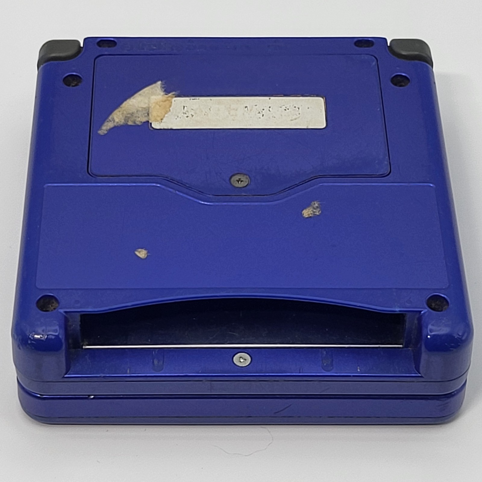 Nintendo Game Boy Advance SP Cobalt Blue AGS-001 w/ 3 Games *Screen Blemish