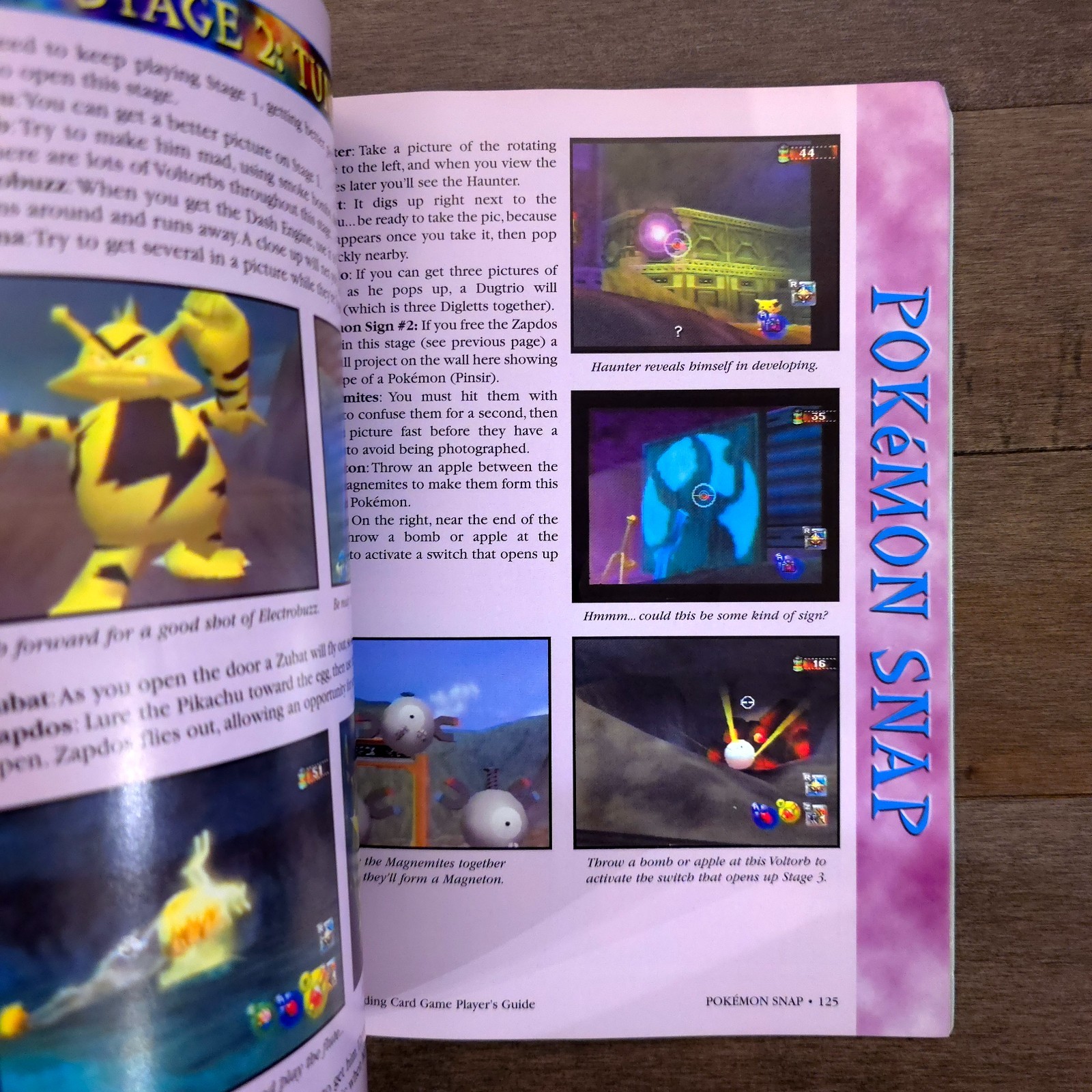 Pokemon Trading Card Game Player’s Guide Strategy Book Pokemon Snap N64 1999