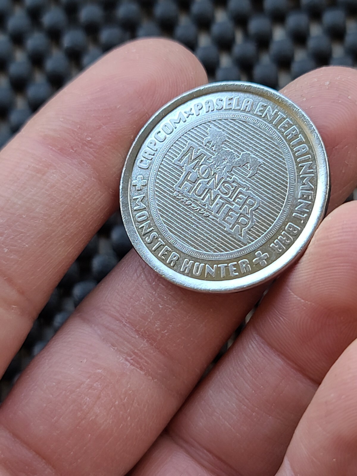 MONSTER HUNTER Capcom Capbar Cafe coin medal token rare promo SNES GBA N64 Airou