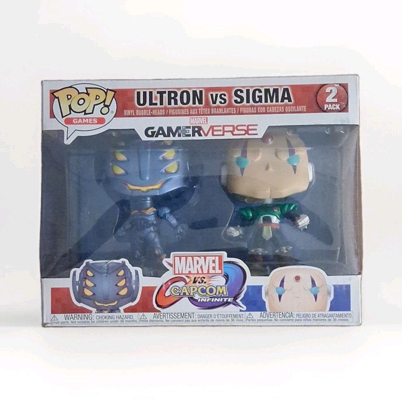 Funko Pop! Games Vinyl Ultron vs Sigma 2-Pack Marvel vs Capcom Infinite 2017