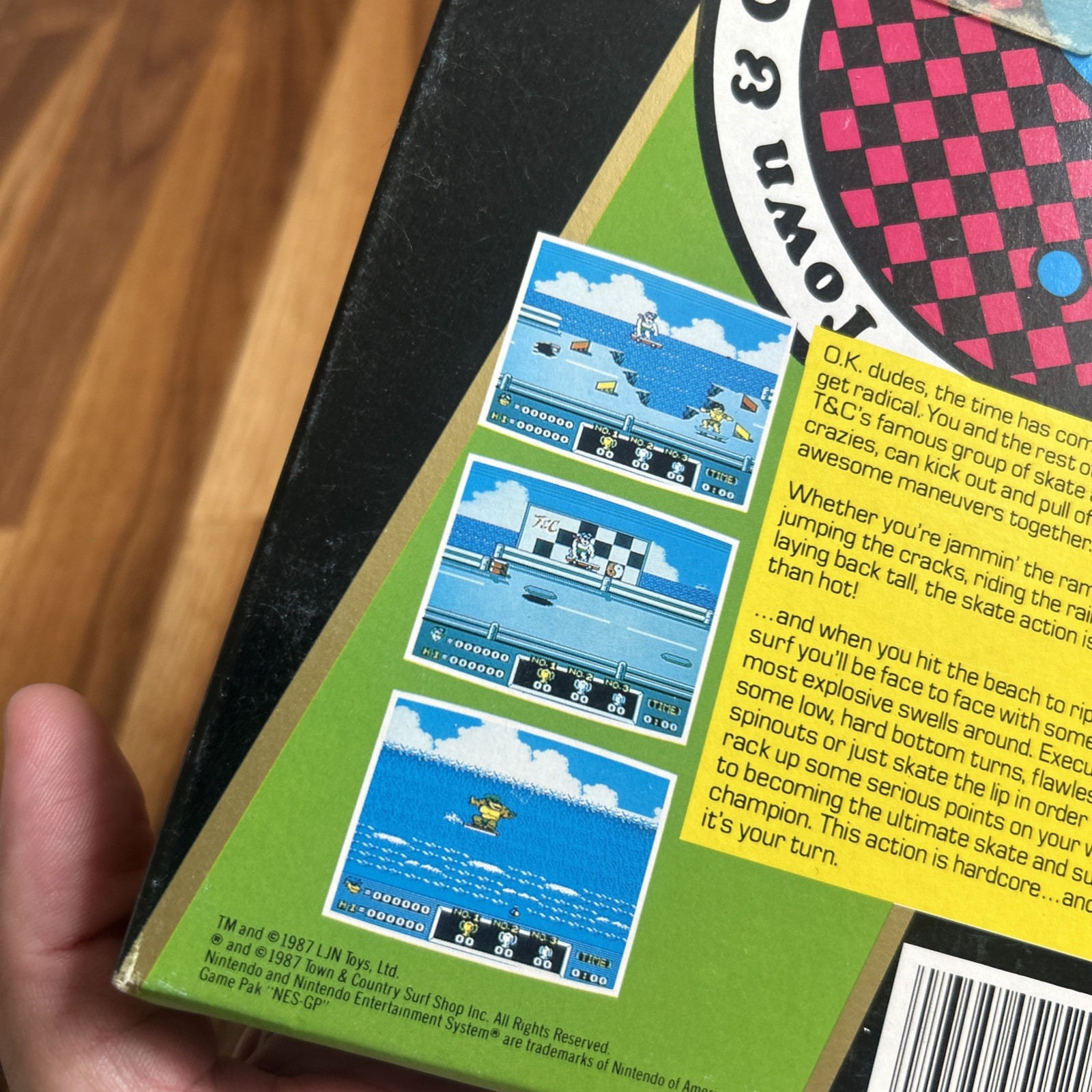 T&C Surf Designs:Wood & Water Rage (Nintendo Entertainment System, 1988) NES CIB