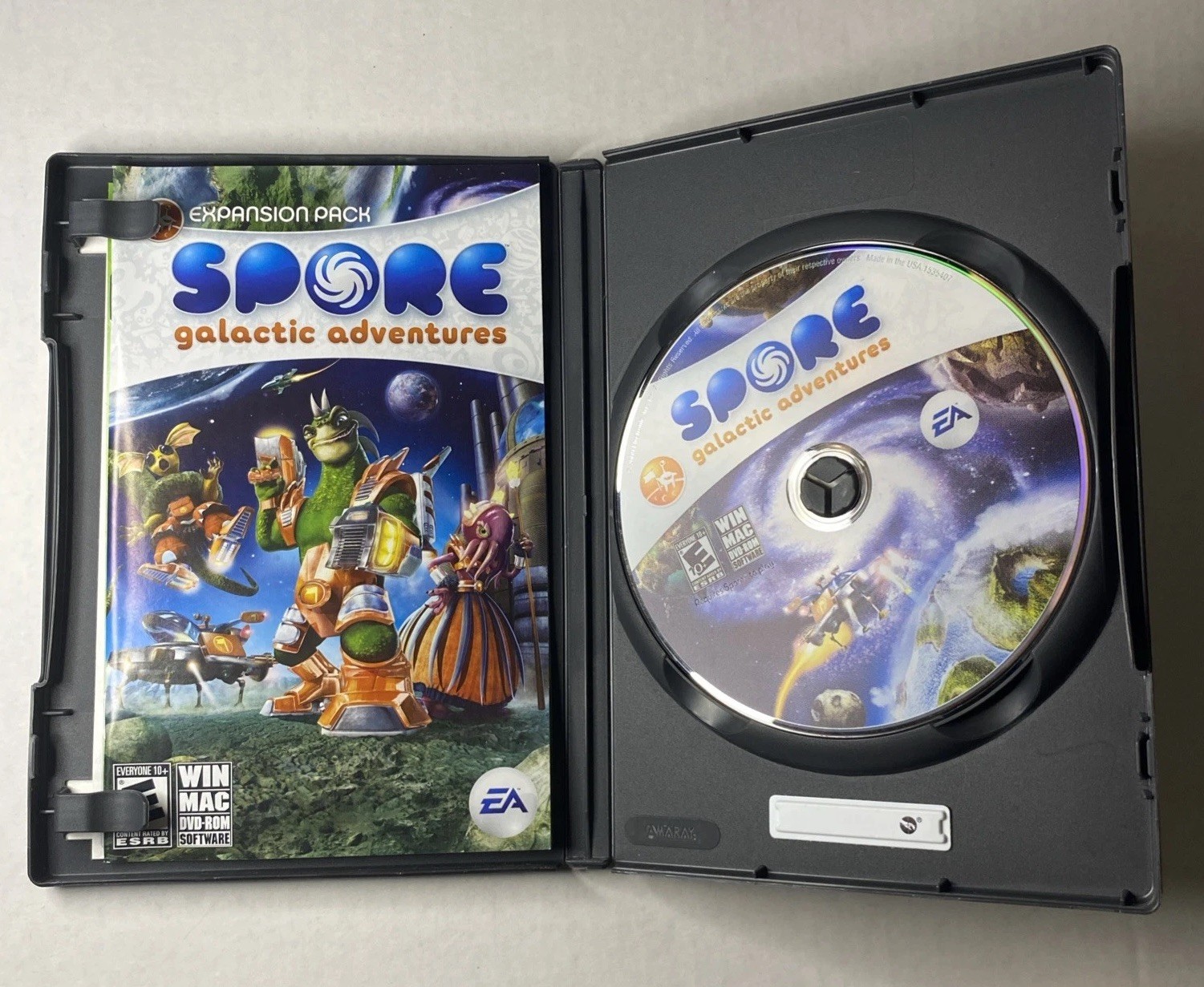 Spore: Galactic Adventures Expansion Pack And Artbook Included. EA