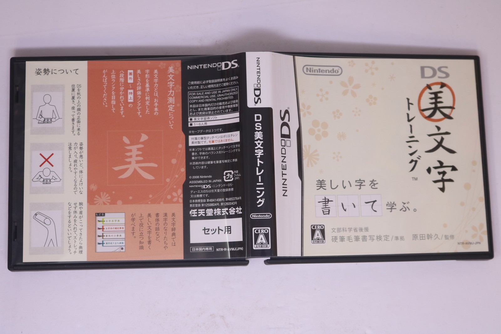 DS Bimoji Training Nintendo DS JPN NTR-AVMJ-JPN