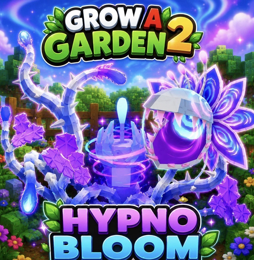 🌱Grow A Garden 2 |😵‍💫HYPNO BLOOM SEED🟣 | 100% legit | CHEAPEST | GAG2 | FAST