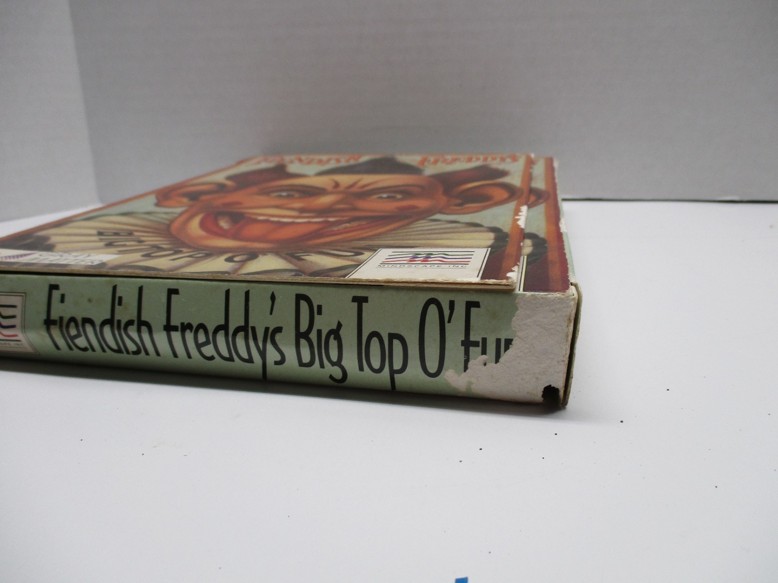COMMODORE AMIGA FIENDISH FREDDY’S BIG TOP O FUN BIG BOX 3.5″ GAME 1989 MINDSCAPE