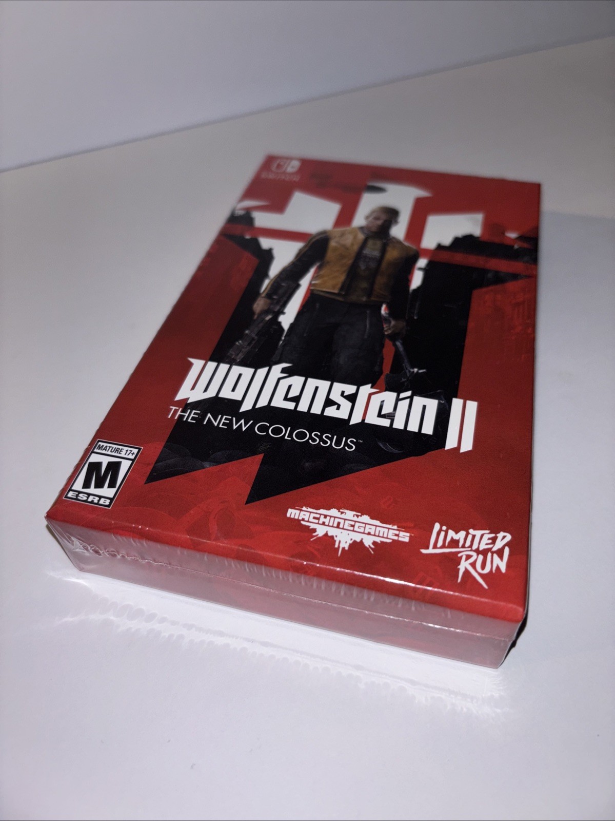 STEELBOOK EDITION WOLFENSTEIN 2 II THE NEW COLOSSUS LIMITED RUN GAMES U.S. ESRB