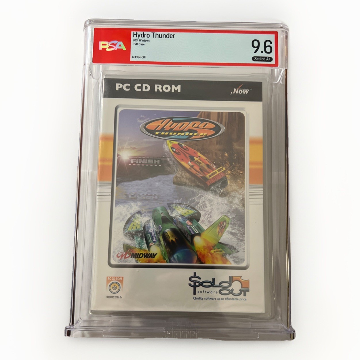 Hydro Thunder (2001) PC CD-ROM – PSA Graded 9.6 A+ – Rare!