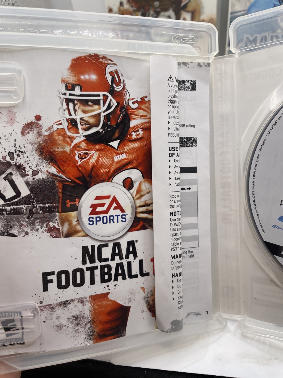 PS3 Lot Of 6- Madden 12,25/NCAA Football 10,12/Brazil Soccer 2014 & Sports Champ