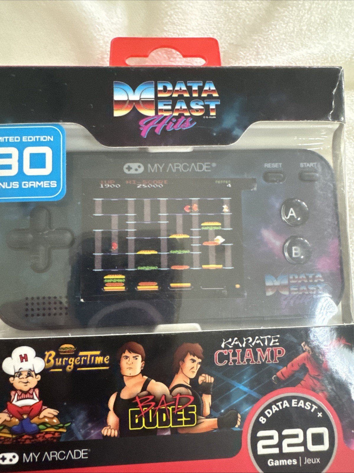 Data East Hits Arcade Gamer V – Handheld Gaming System – 220 Retro Style Games!