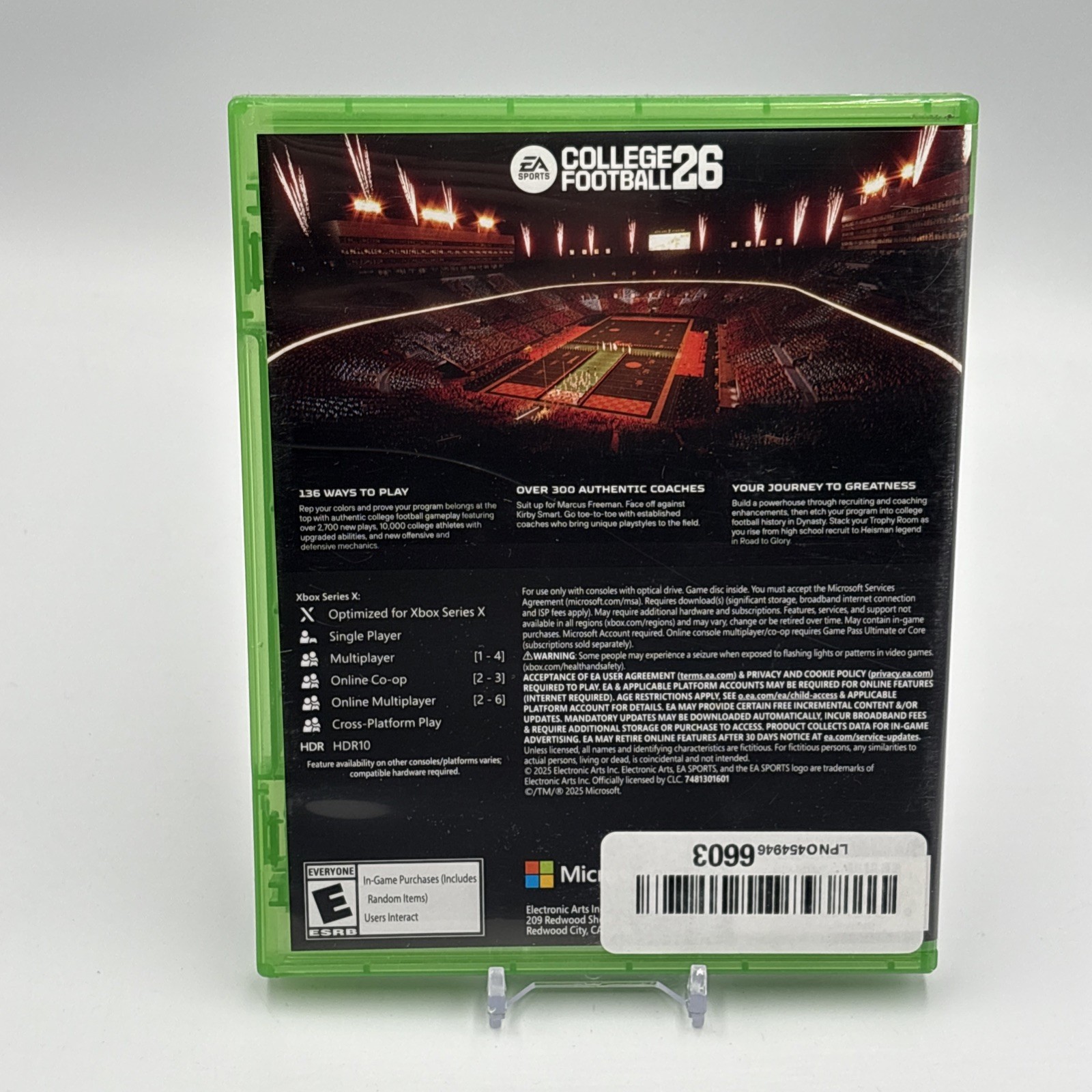 College Football 26 Standard Edition Xbox Series X – For Xbox Series X