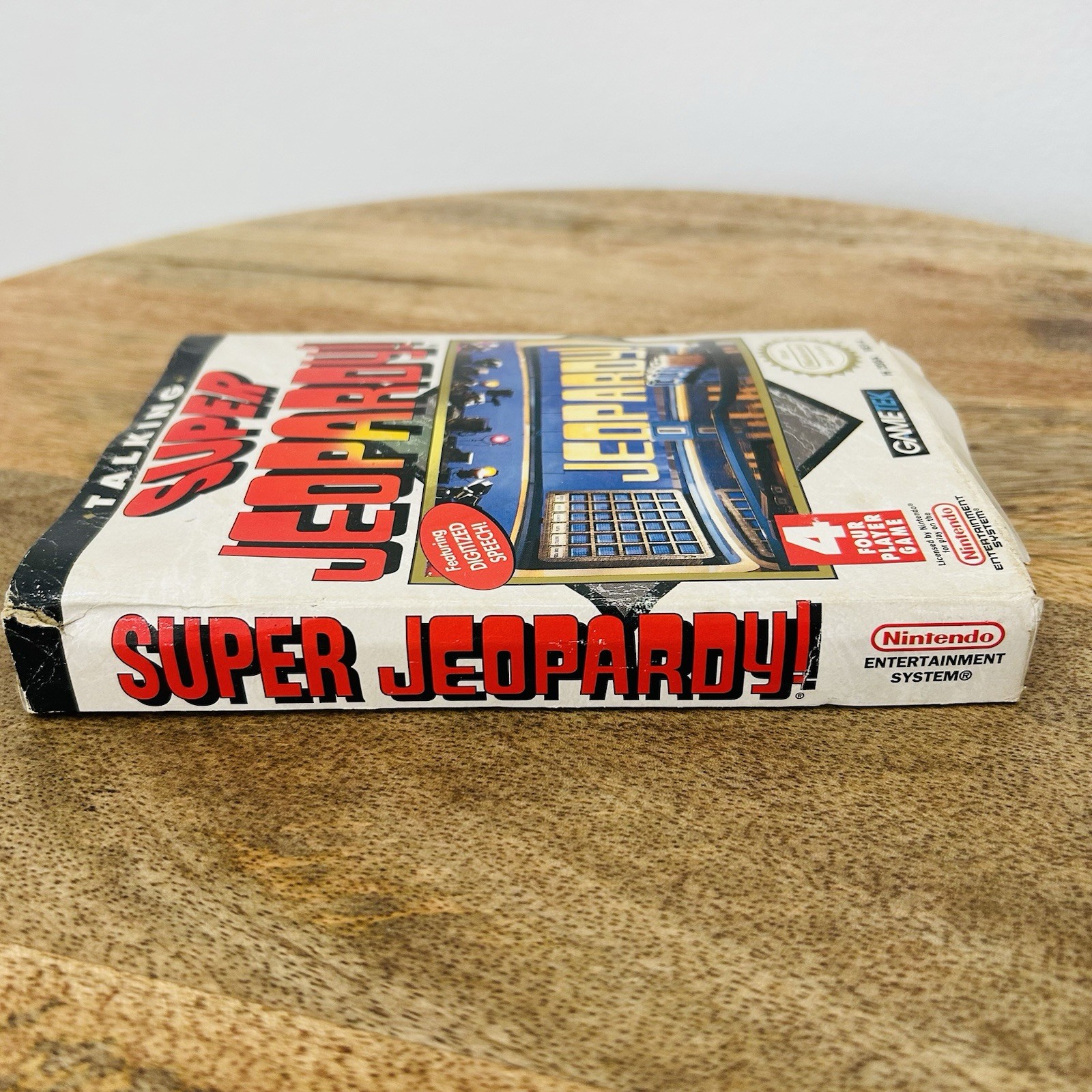 Talking Super Jeopardy NES Good Condition Vintage Collectible In Box