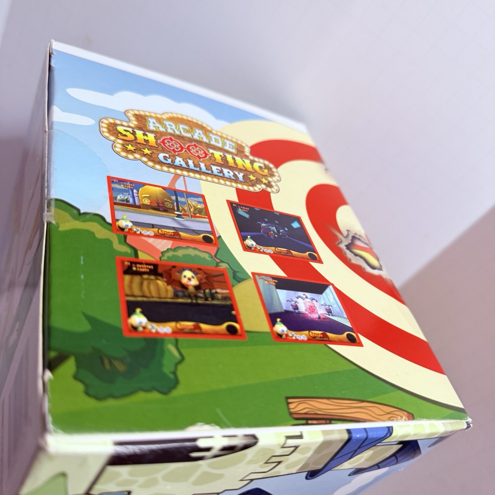 SEALED Arcade Shooting Gallery Blaster & SEALED Game Nintendo Wii Open Box NIB