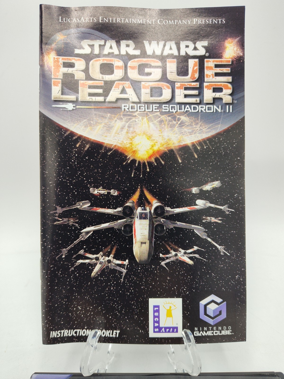 Star Wars Rogue Squadron II: Rogue Leader (Nintendo GameCube, 2001) CIB Tested!
