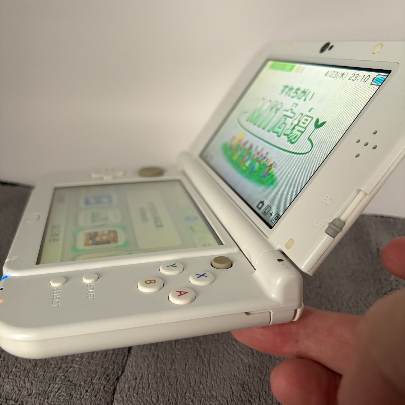 【Excellent5】Dual IPS NEW Nintendo – white rare 3DS LL XL Gmae Console From Japan