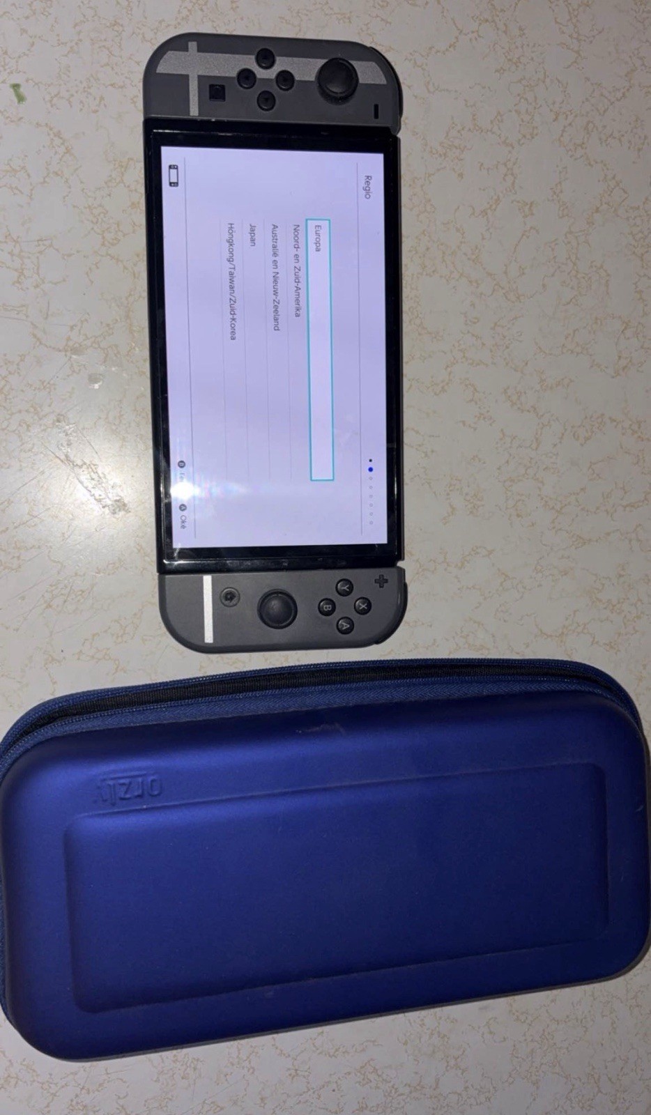 Nintendo Switch (OLED Model) Super Smash Bros. Bundle 64GB Console – Gray