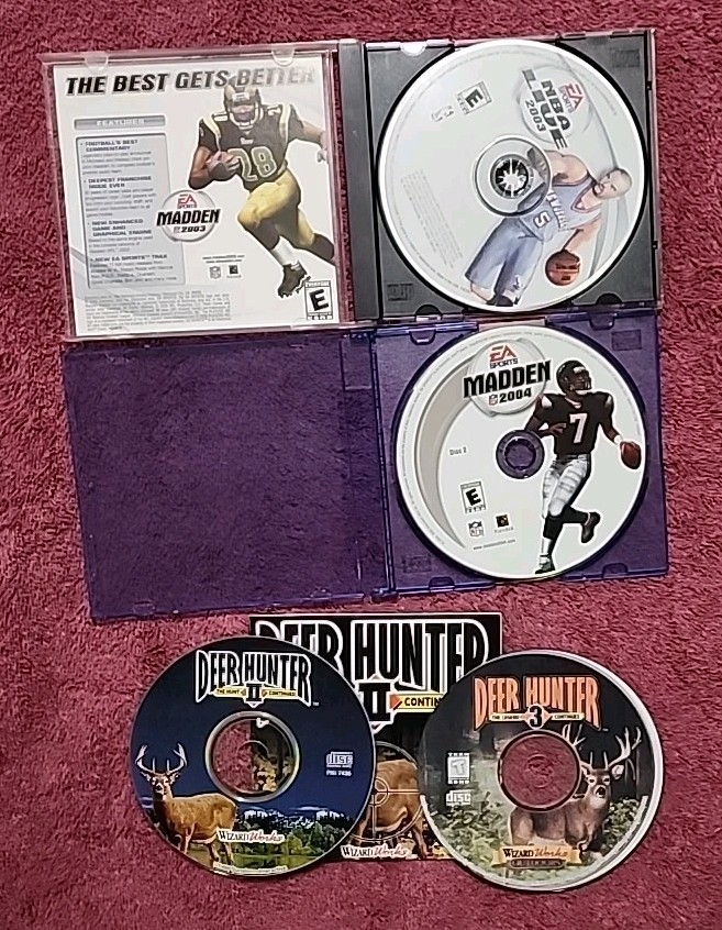 Mixed Sports Pc Game Lot