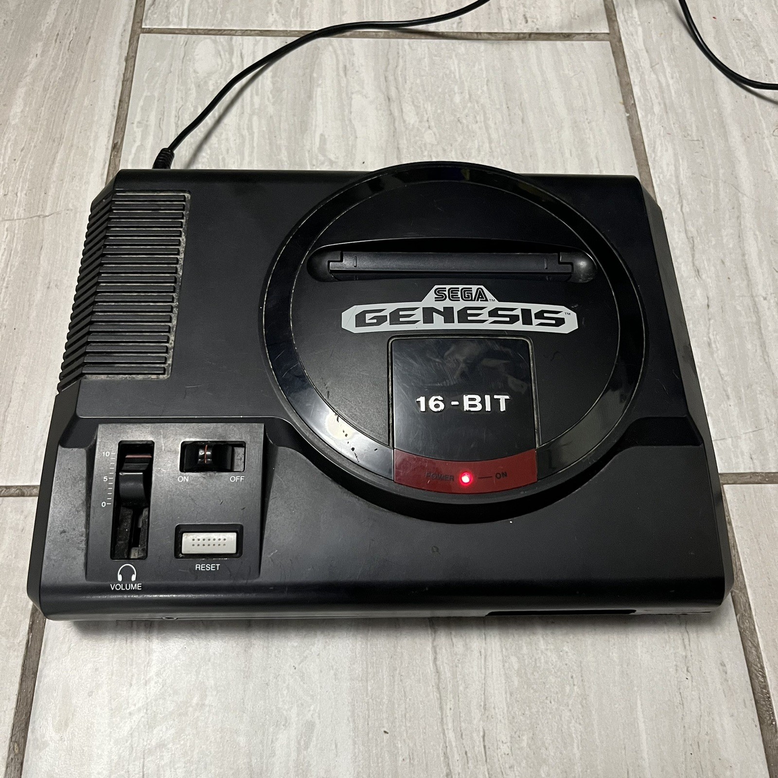 SEGA Genesis 16-Bit Black Home Console MK-1601 Console Only