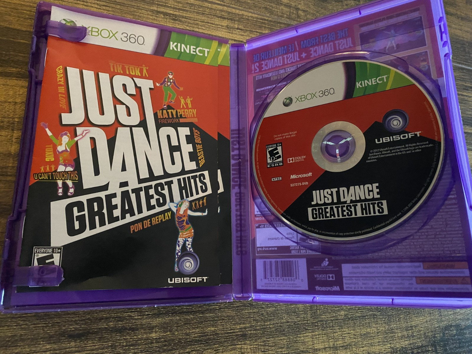 Just Dance Greatest Hits (Microsoft Xbox 360, 2012) Complete in Original Box CIB