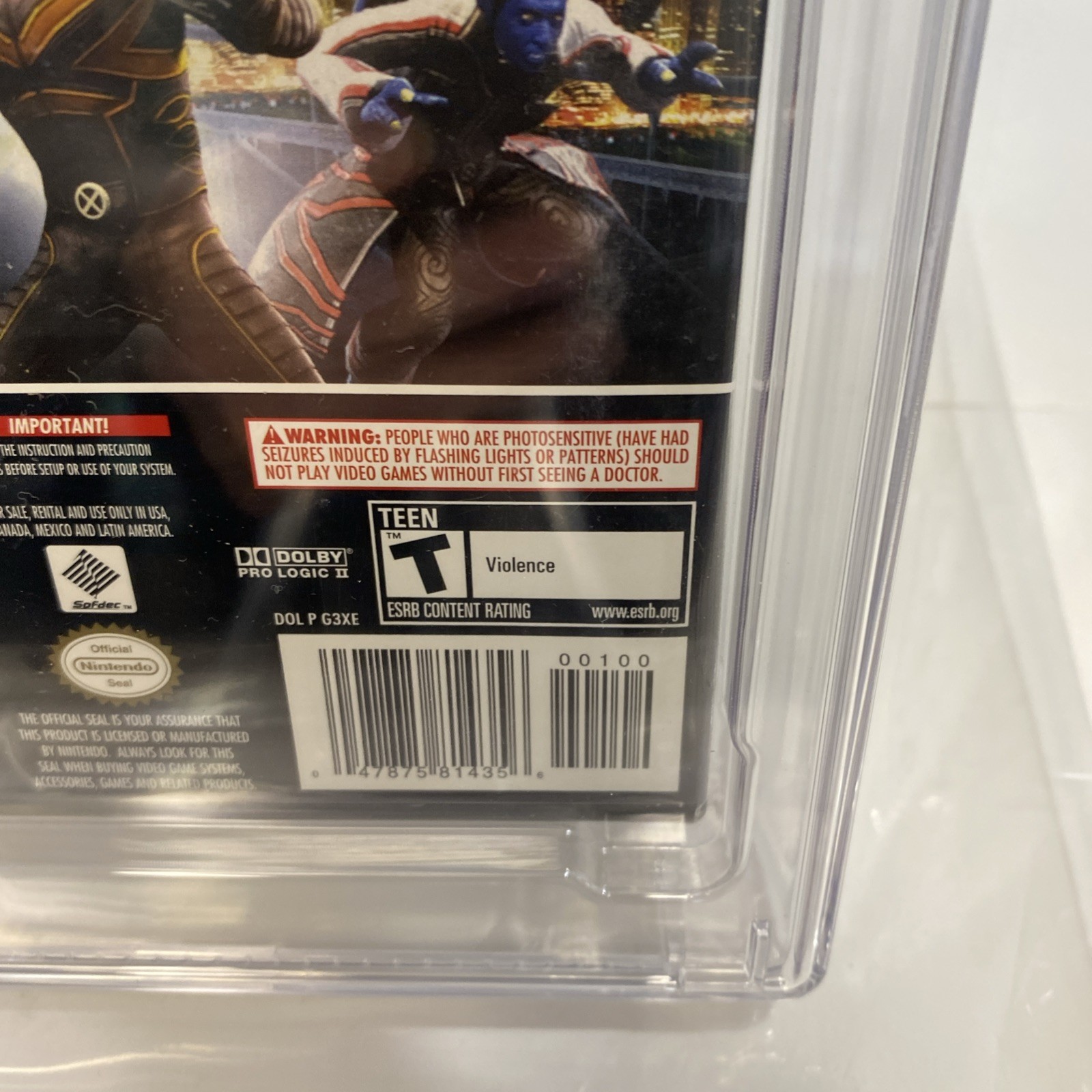 CGC 9.8 A+ SEALED X-MEN 1st Print The Official Game [MARVEL] (Nintendo GameCube)