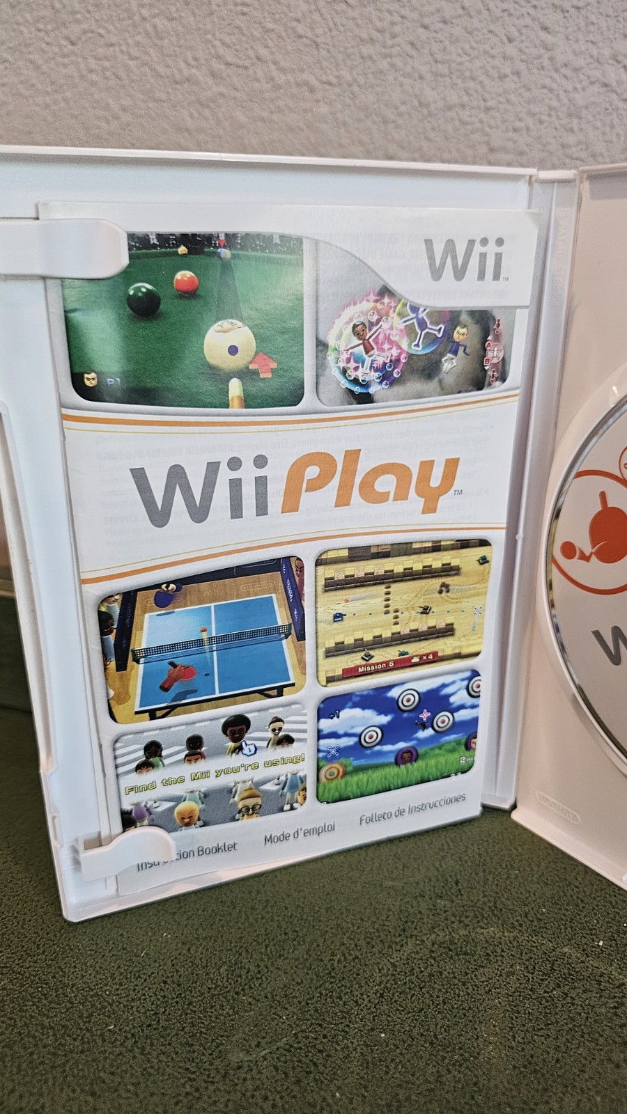 Nintendo Wii Play Wii E NTSC-U/C Sports Mixed Sports Game Disc w/ Case & Manual