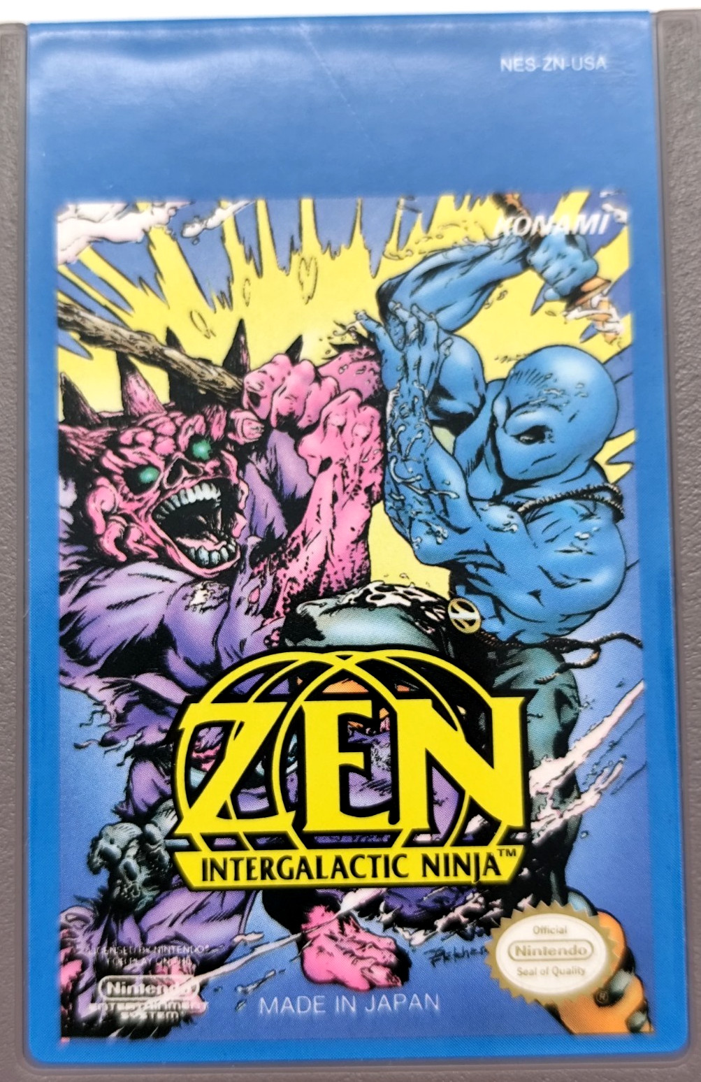 Zen: Intergalactic Ninja (Nintendo NES, 1993) *Cart Only* Authentic Tested!