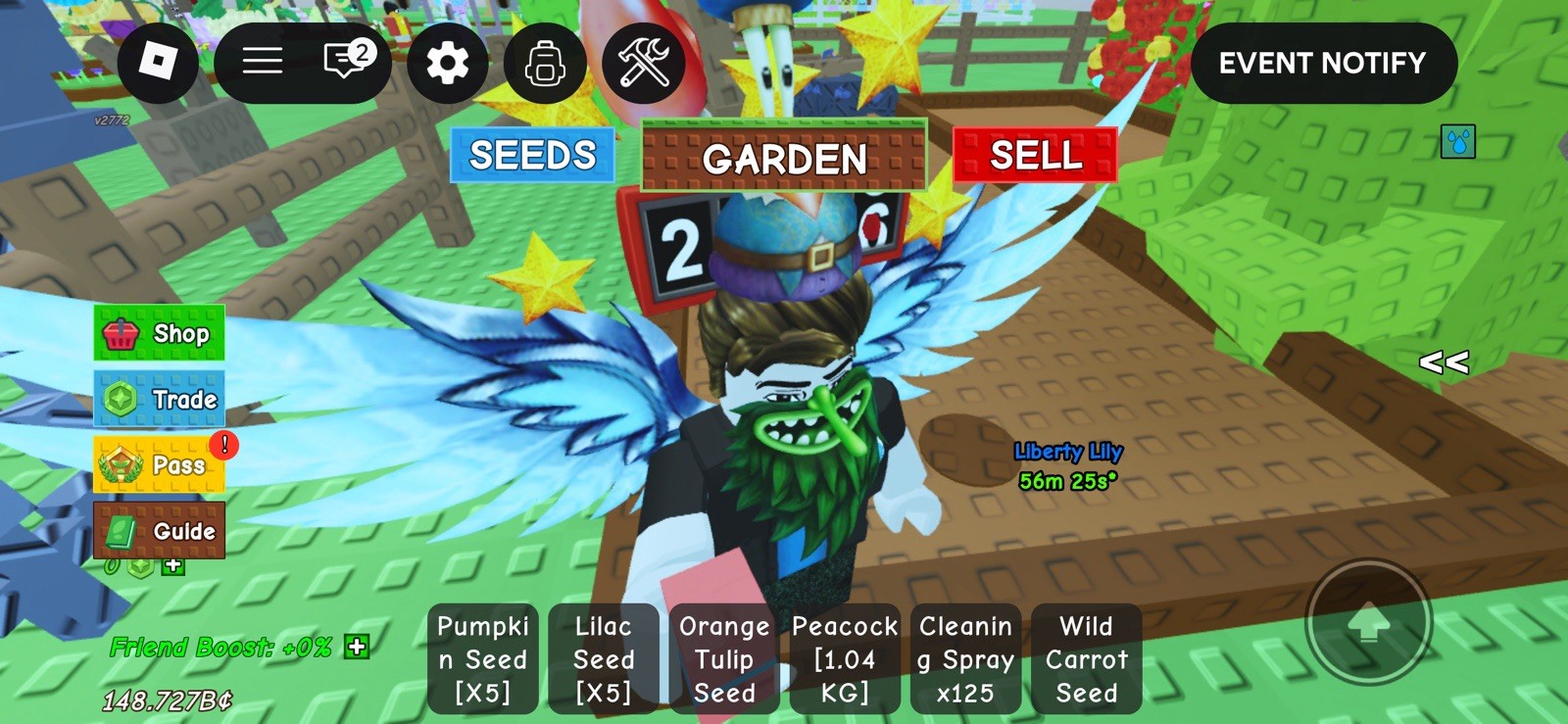Sab admin panel, witches, broom, angel wings gag legacy sunflower dragon pepper