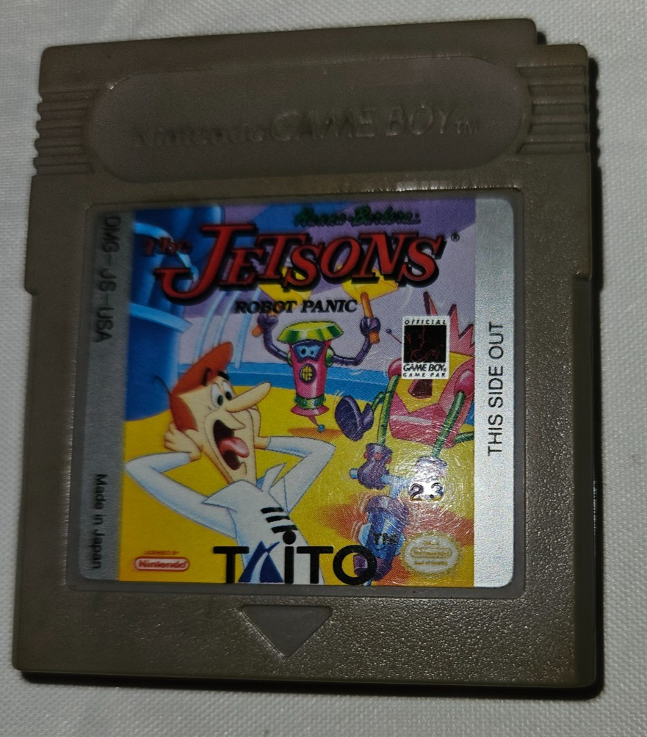 Jetsons Robot Panic Cartridge Only Authentic Nintendo Game Boy DMG-JS-USA 1992