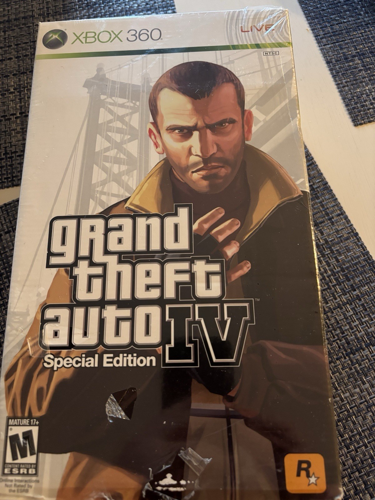 Grand Theft Auto IV FACTORY-SEALED Special Edition XBox 360. Unwrap a classic!