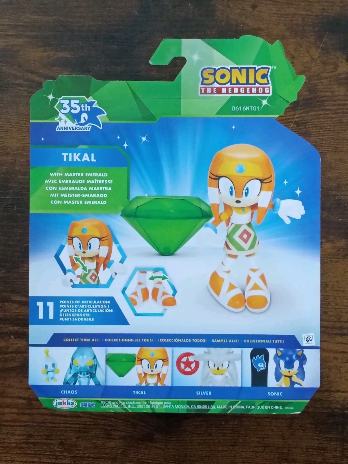 4″ CHAOS + TIKAL Sonic the Hedgehog 35th Anniversary Jakks Pacific SEGA