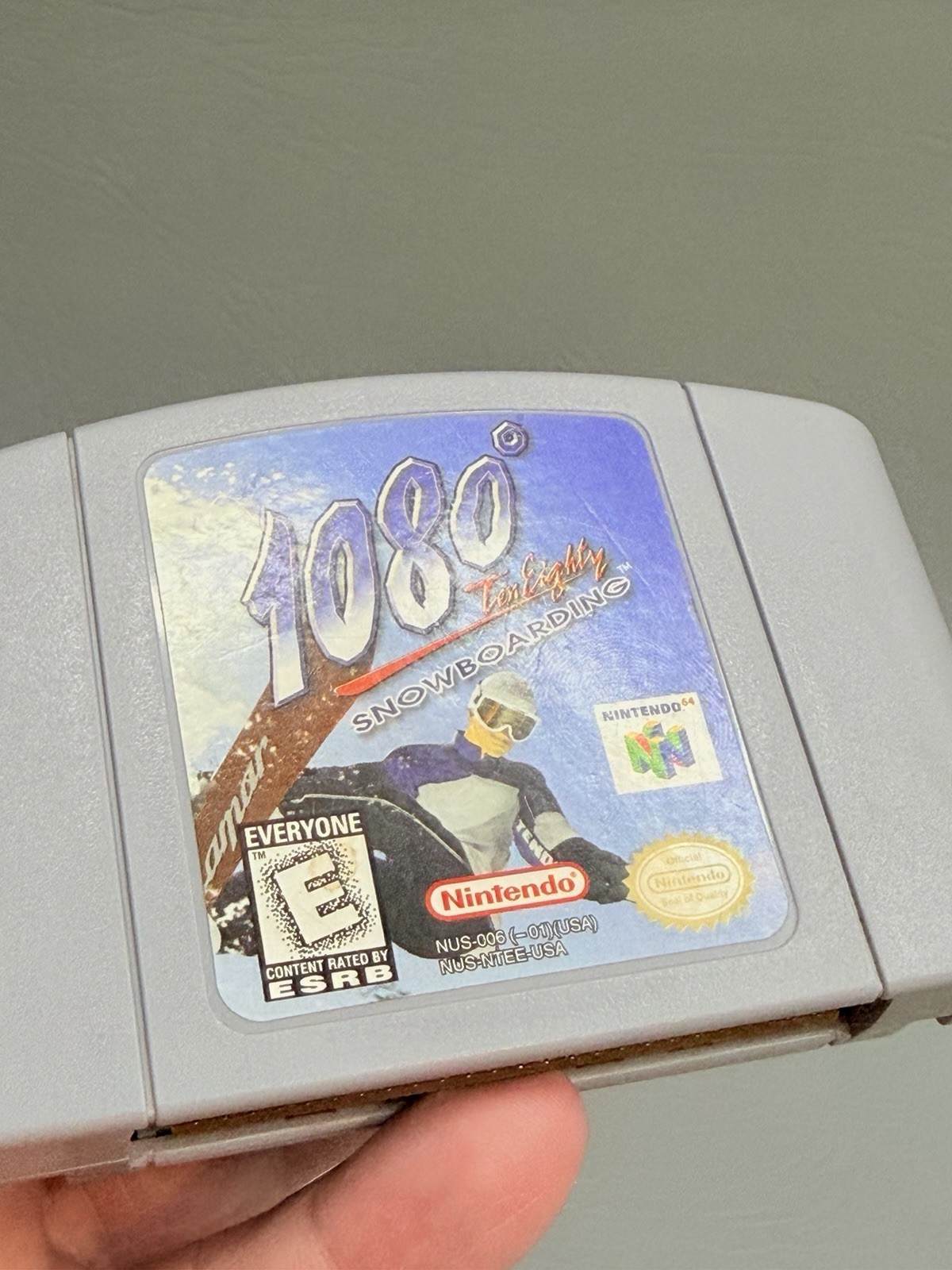 1080 Snowboarding N64 Nintendo 64 Authentic Cartridge – Cleaned – Very Good