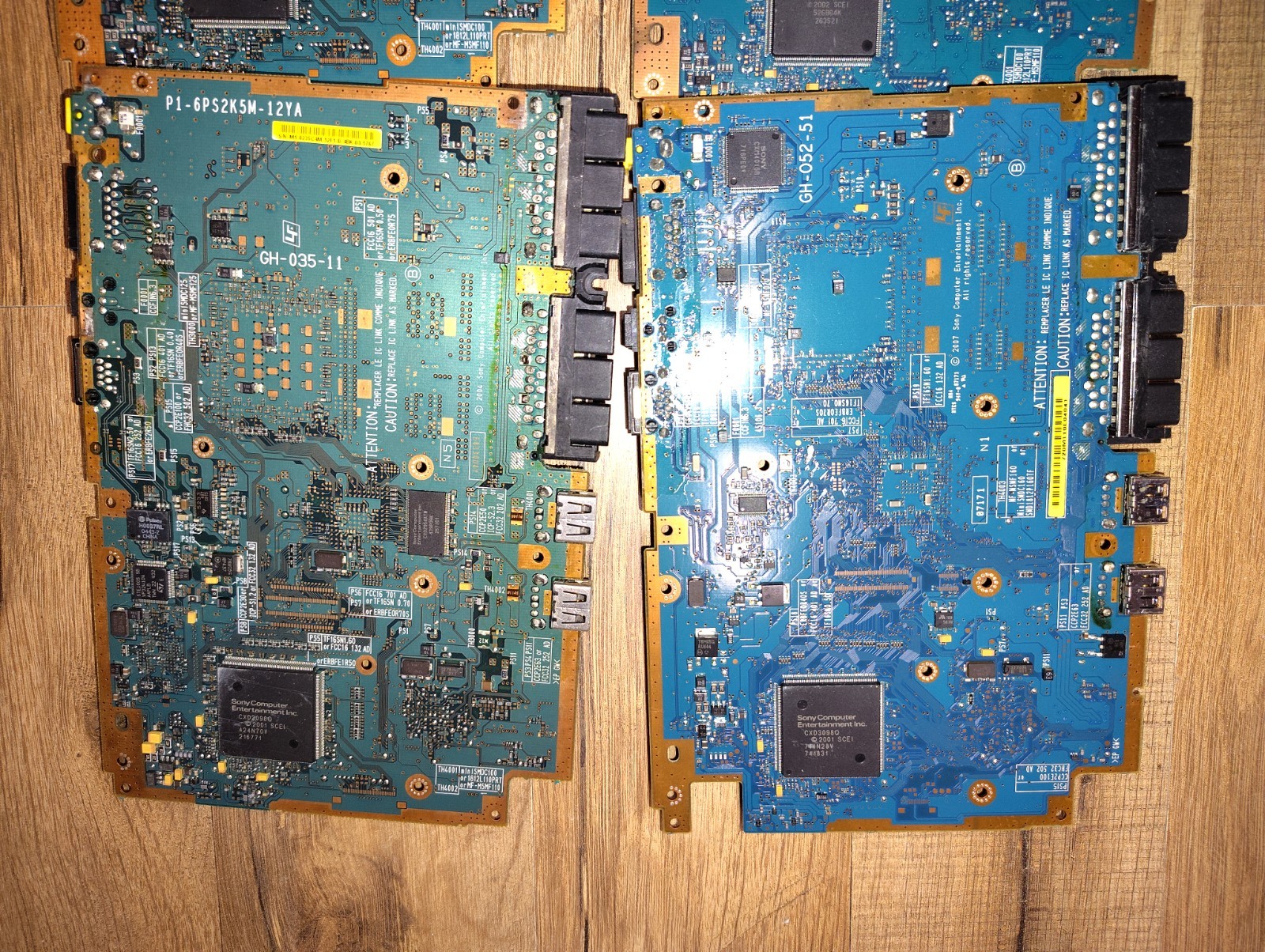 Sony PS2 Slim Motherboard Lot Of 4 Various Models No AV Power Part Or Repair