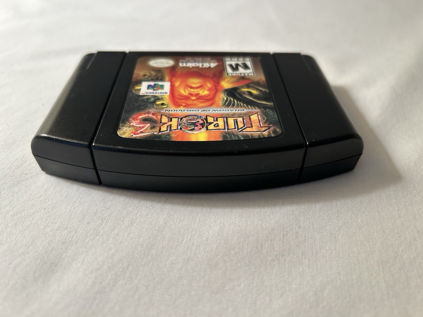 Turok 3 Shadow of Oblivion Nintendo 64 N64 Cartridge Only Authentic