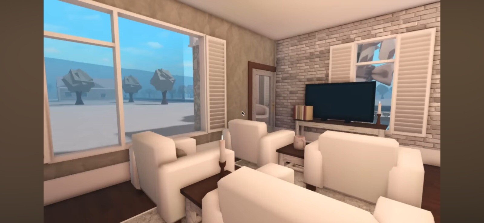 BLOXBURG ROBLOX PERSONAL WINTER WONDERLAND MANSION BUILDER!DESCRIPTION FOR INFO