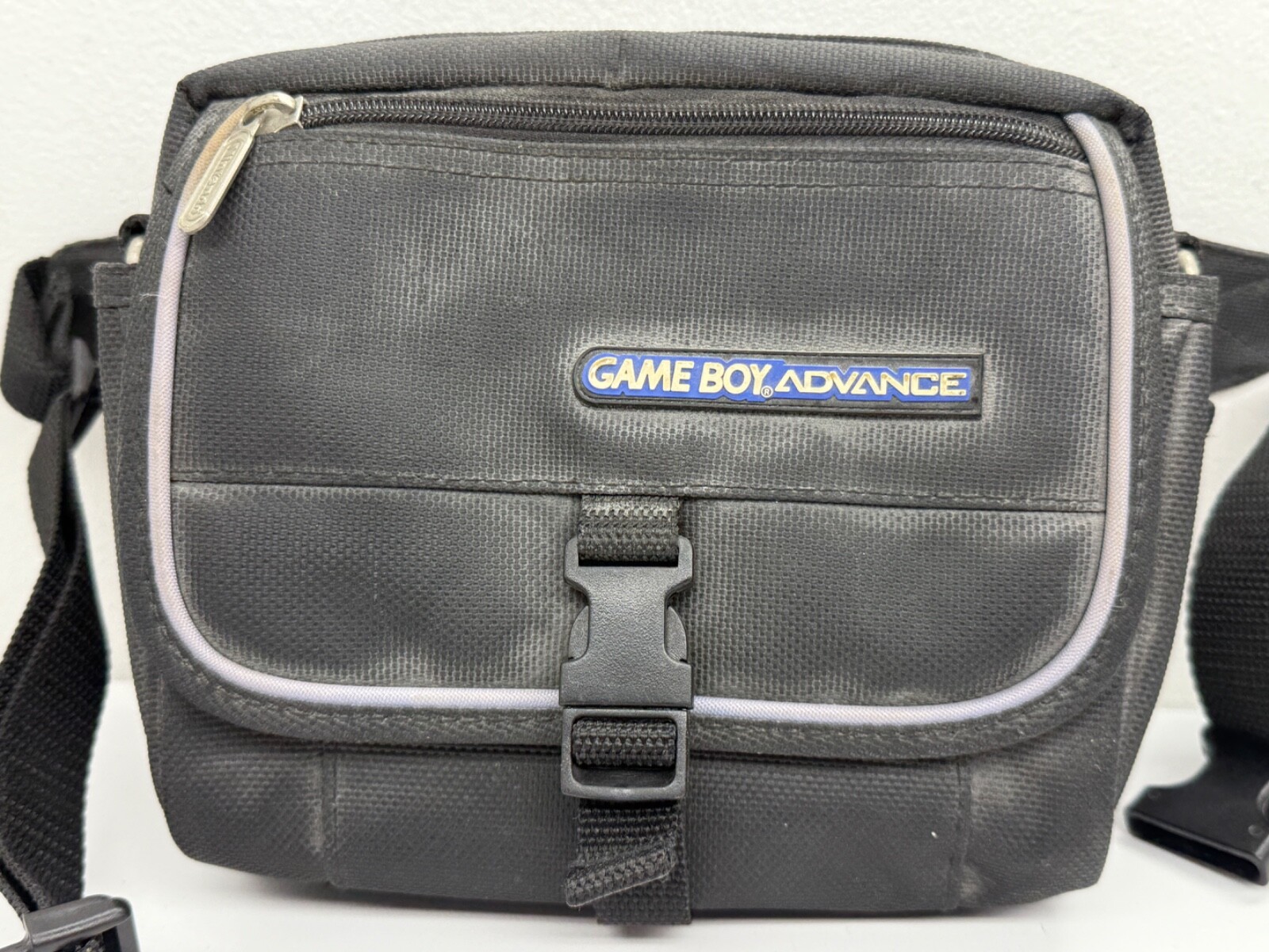 Vintage Nintendo Game Boy Advance Fanny Pack Padded Case Travel Bag Waist Black