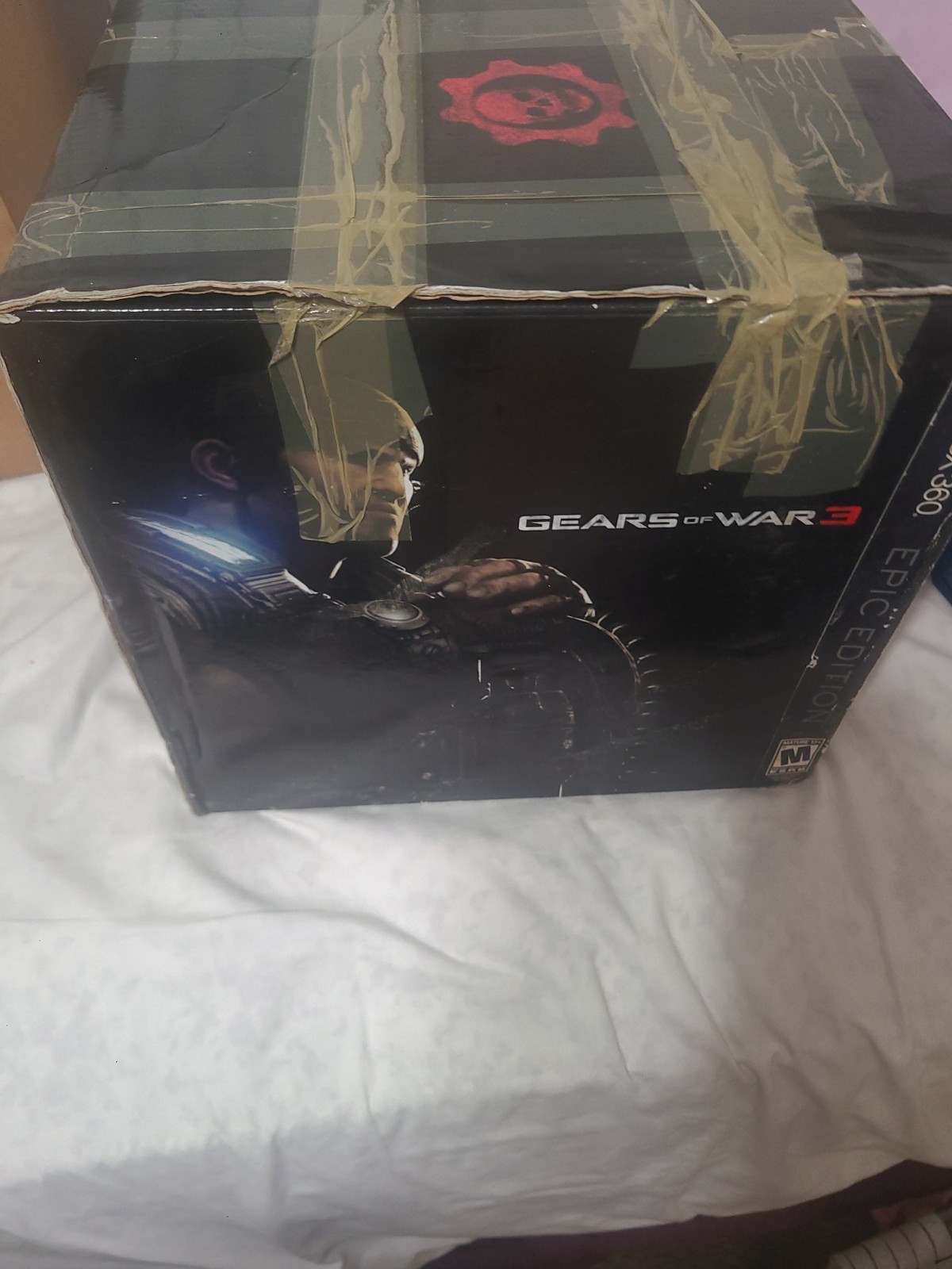 Epic Game Gears of War 3 Marcus Fenix Figure Limited Edition Statue NO GUN