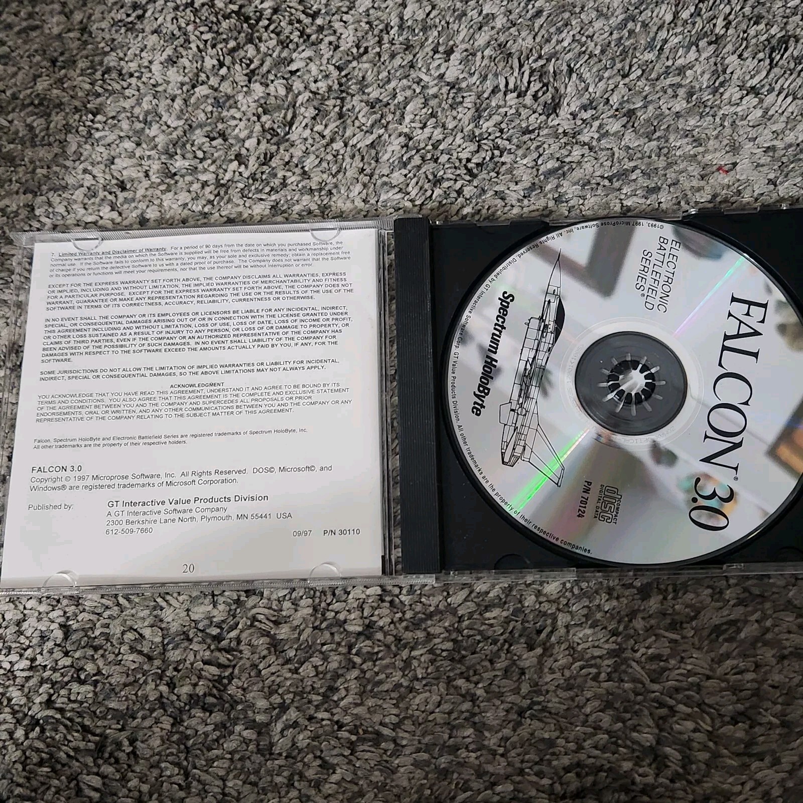 Video Game PC Falcon 3.0 Electronic Battlefield Series