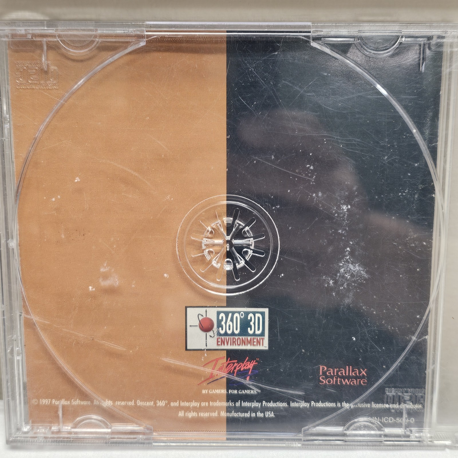 Descent PC DOS CD-ROM Game 1997 Interplay Parallax w Manual Untested