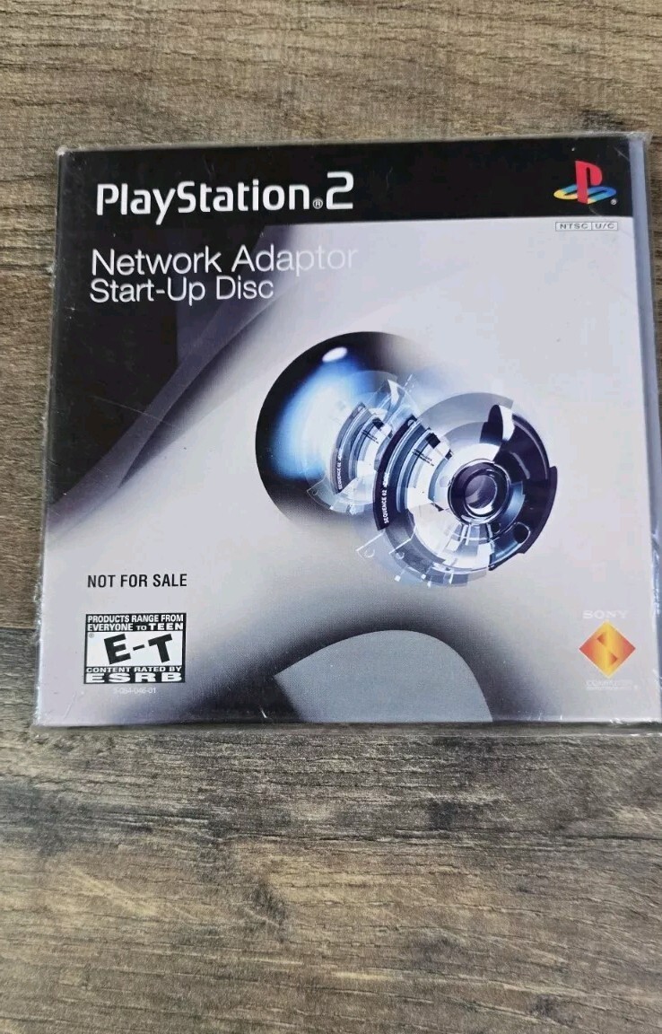 Sony PlayStation 2 Network Adaptor Startup Disc BRAND NEW Sealed Complete CIB