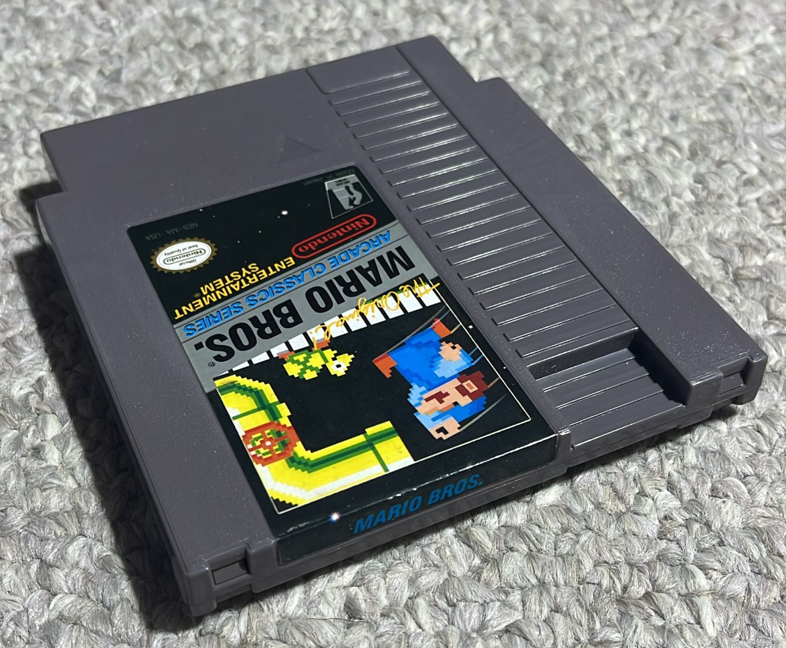 Nintendo NES Mario Bros. Arcade Classics Series 1985 Game Cartridge