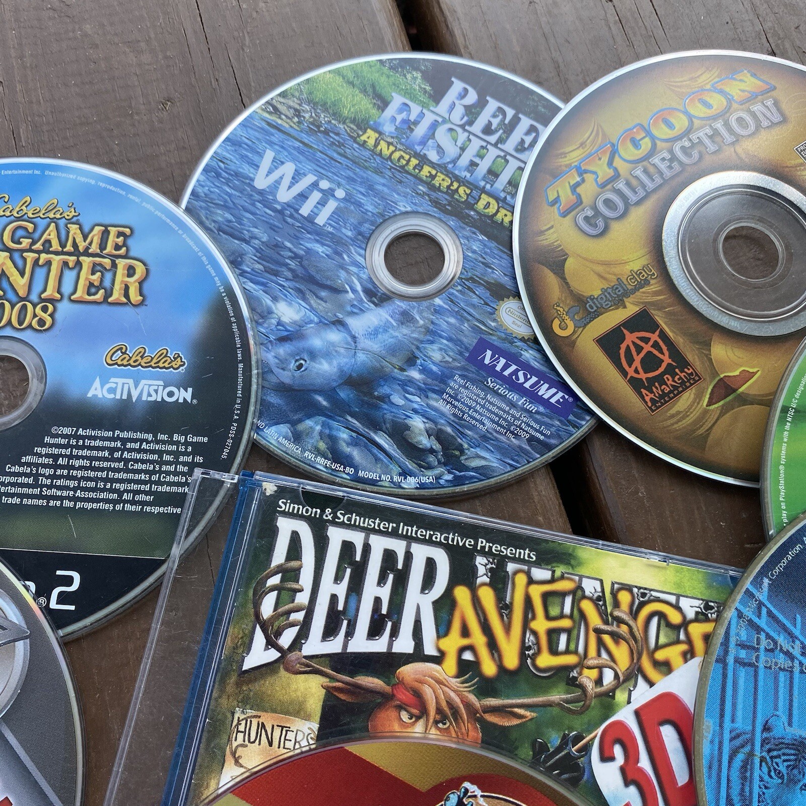 Lot of 21 Assorted Vintage PC Video Games CD PS2 Discs Only *Many Have Scratches