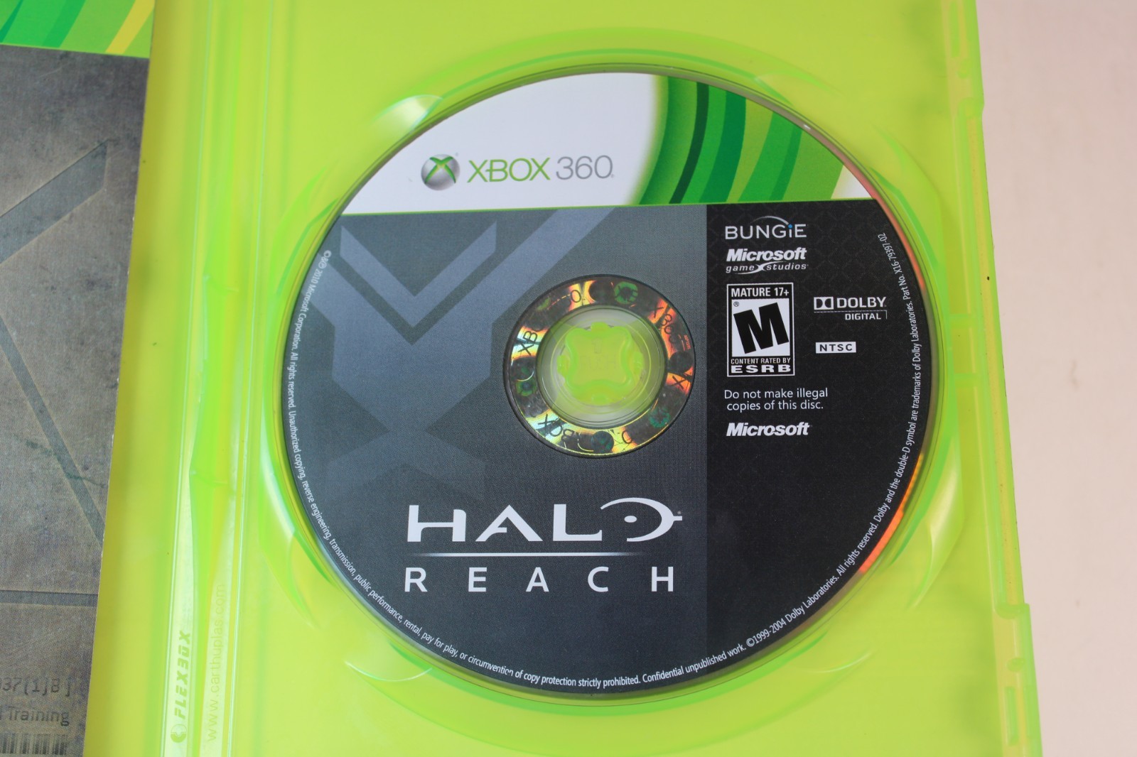 Halo Reach (Microsoft Xbox 360, 2010) Authentic, tested/works great