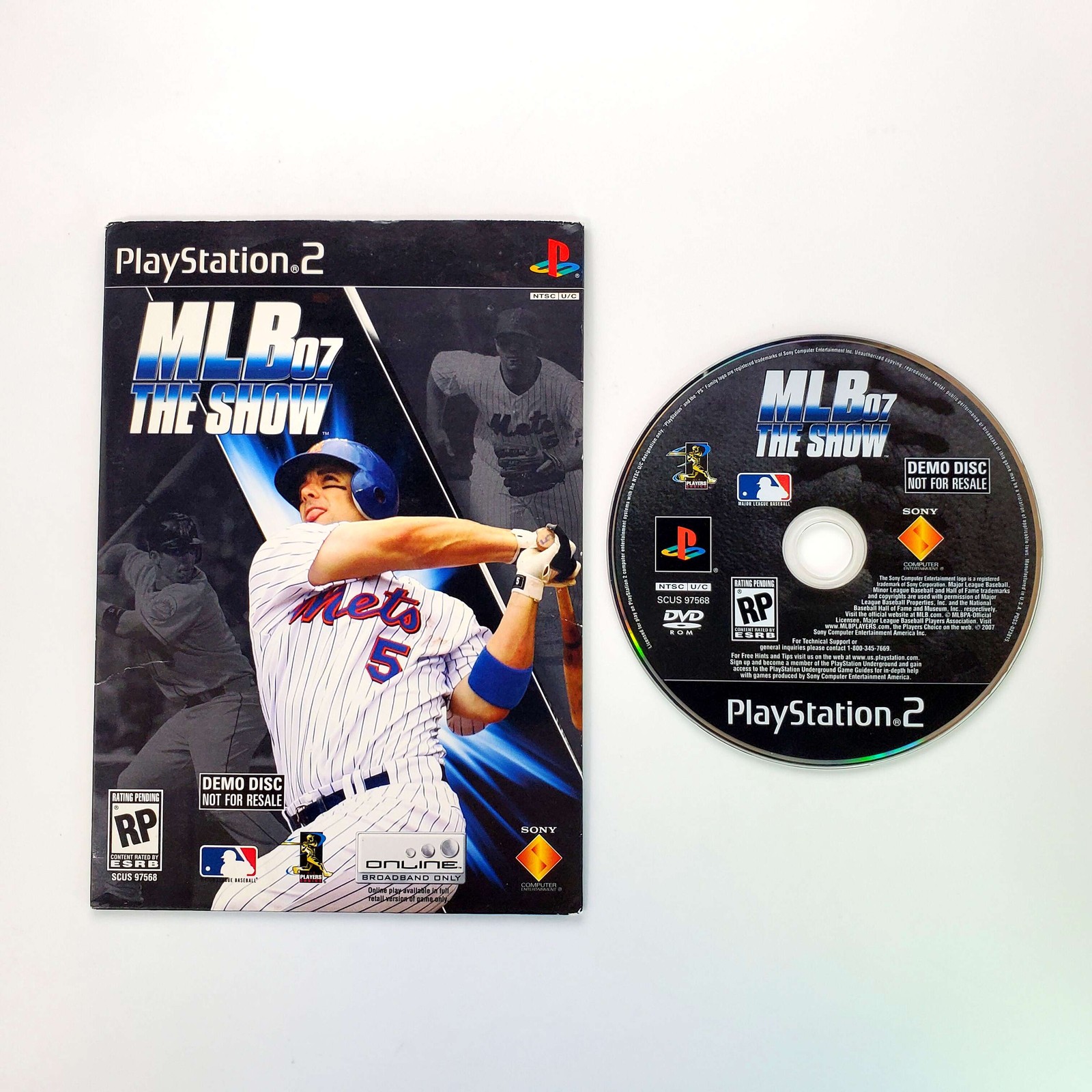 MLB 07 The Show – Sony Playstation 2 PS2 Tested 1Y Guarantee