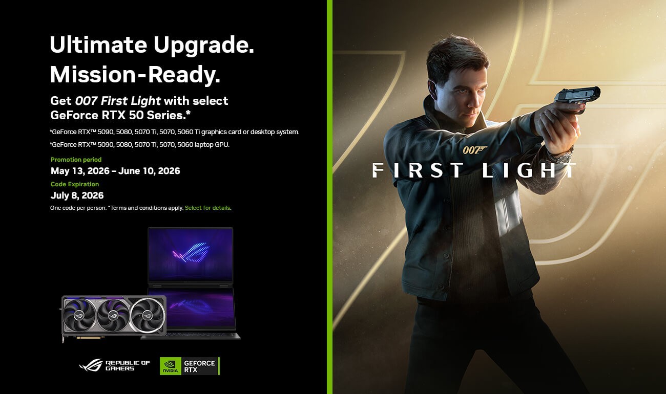 007 First Light PC Standard Edition Code – NVIDIA Hardware REQUIRED